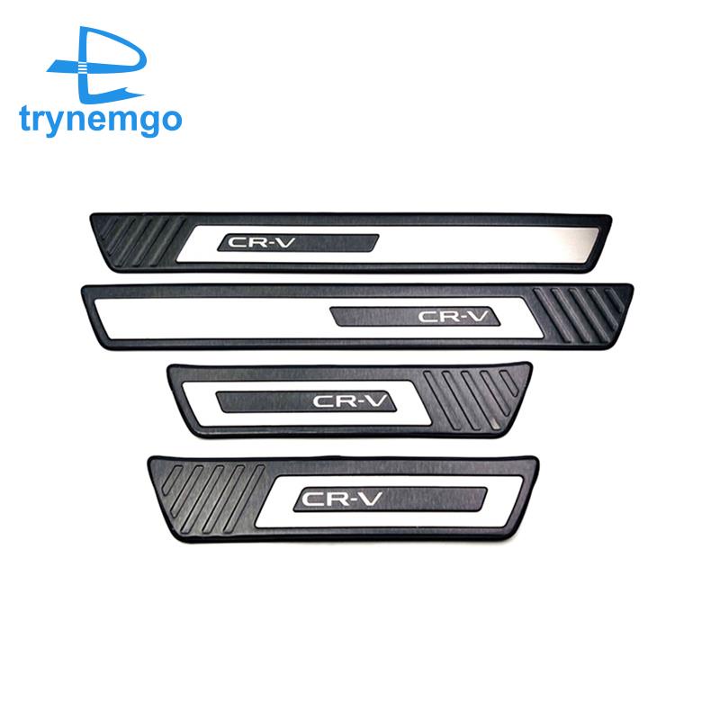 Khung Gắn Bàn Đạp Cửa Trước Sau Bằng Thép Không Gỉ Cho Xe Hơi Honda Cr-V 2023