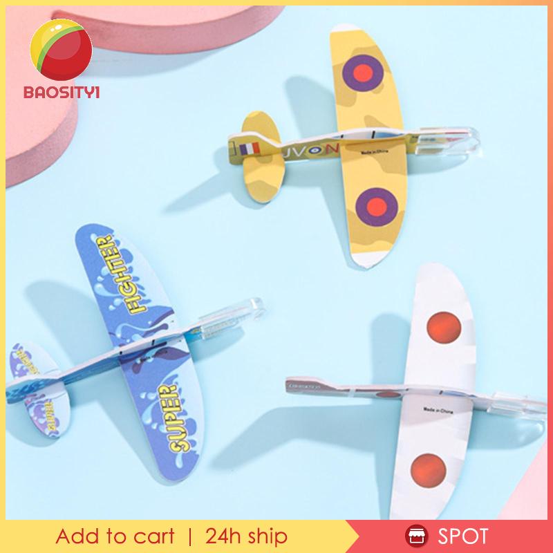 Set 10 Máy Bay Xốp Nhiều Màu Sắc Cho Bé 3 4 5 6 7 Tuổi 1