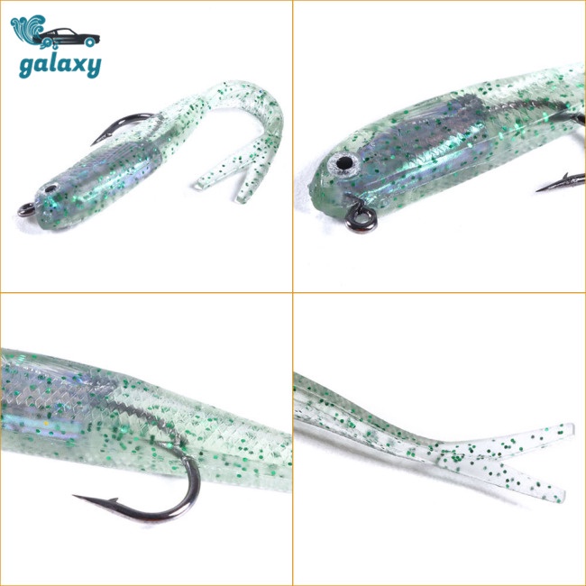 Galaxy Mồi Câu Cá 7cm / 5.5g Mắt 3d Phát Quang Có Móc Phù Hợp Cho Nước Biển