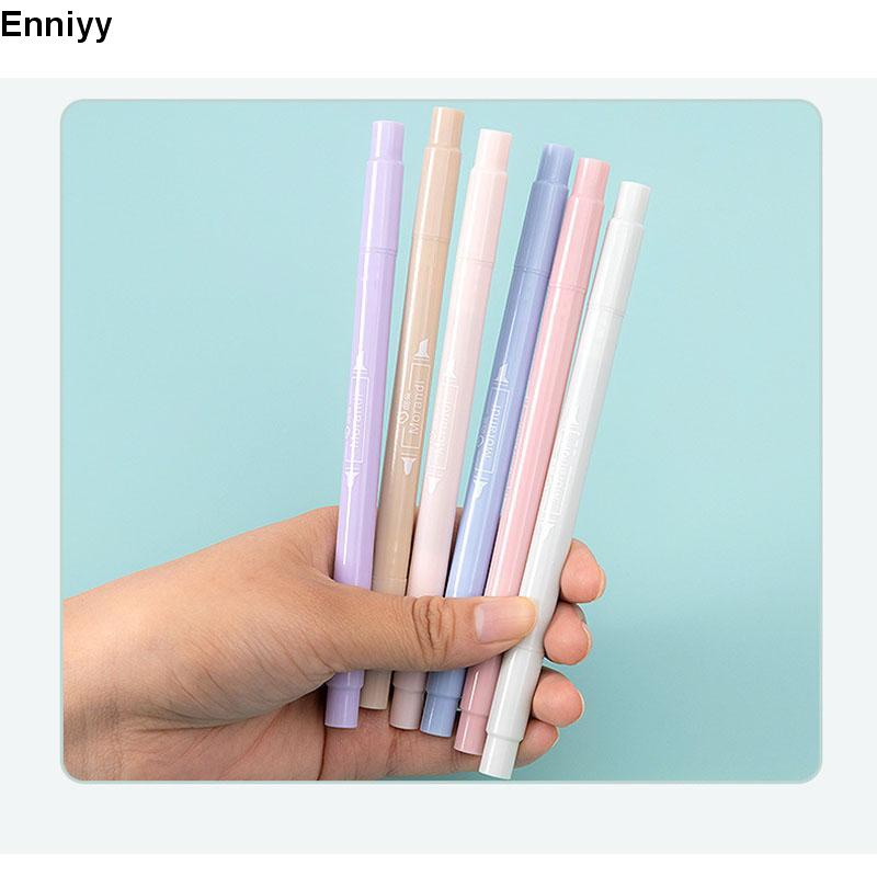 ✨✨Set 6 bút màu highlighter dùng cho học sinh đánh dấu đầu bút siêu mềm