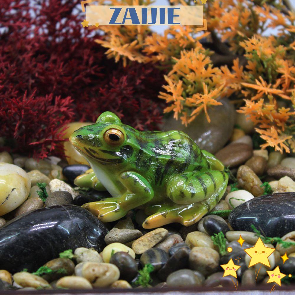 Set 24 Tượng Ếch Handmade Mini Trang Trí Tiểu Cảnh / Trong Nhà / Ngoài Trời