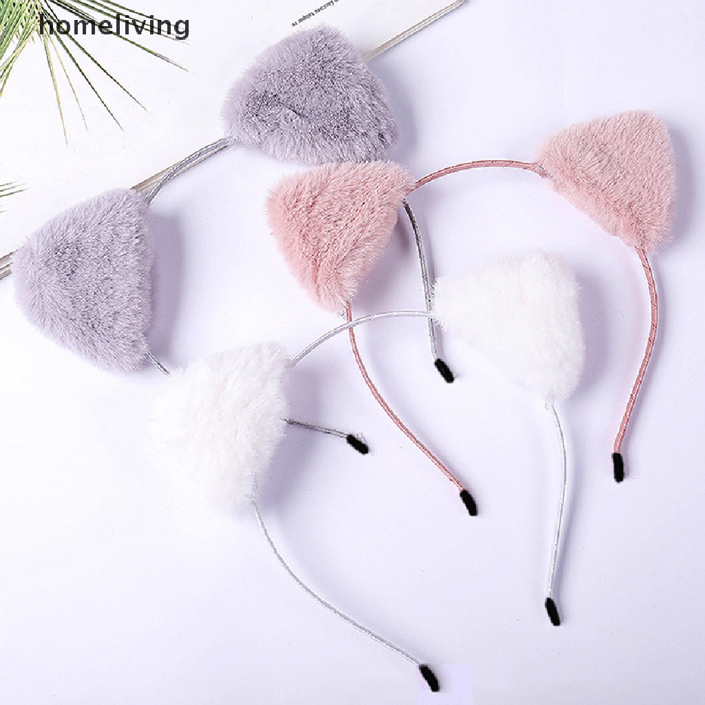 Băng Đô Tai Mèo Nhồi Bông Dễ Thương Dành Cho Nữ