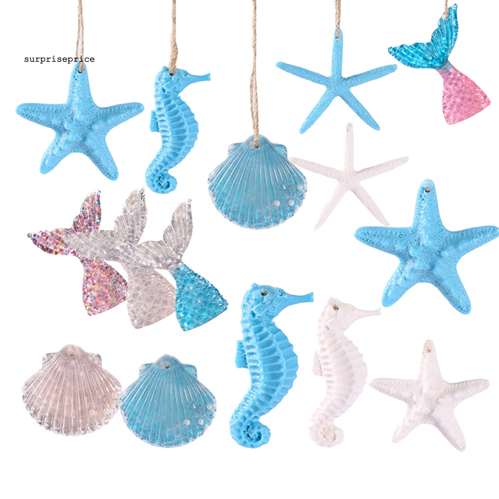 Set 20 Phụ Kiện Treo Trang Trí Cây Thông Giáng Sinh Bằng Nhựa Resin Dễ Thương Chống Mòn