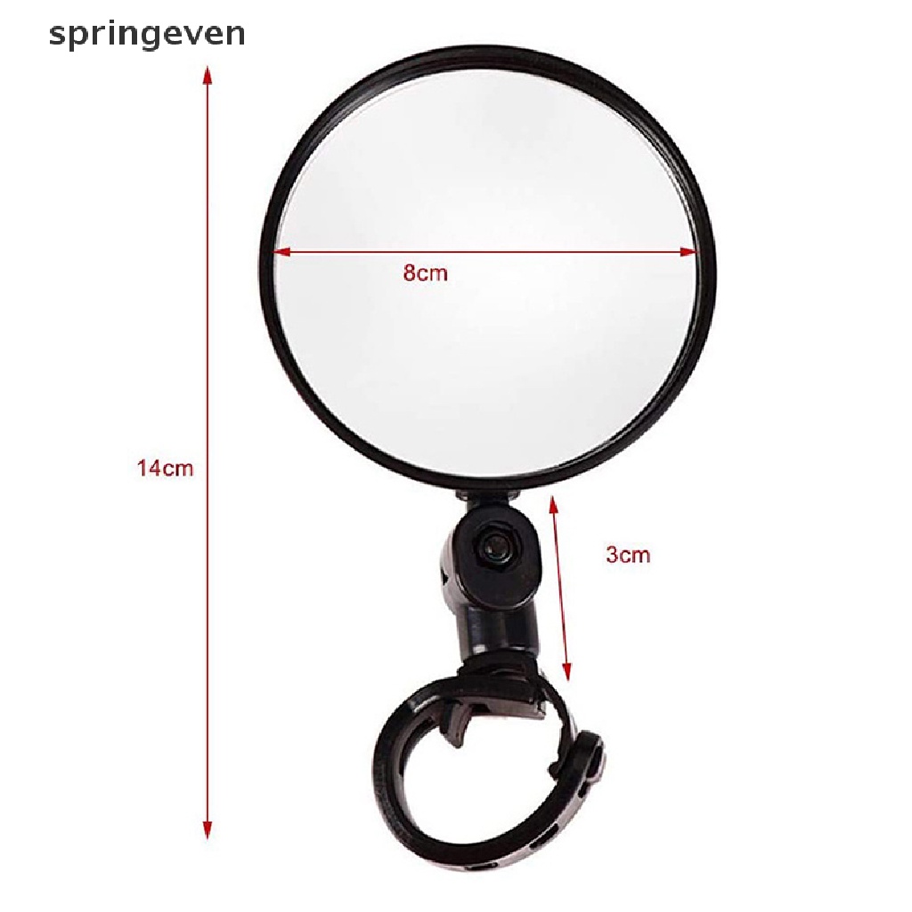 Gương Chiếu Hậu Gắn Tay Lái Xe Đạp Có Thể Xoay 360 Độ Tiện Dụng