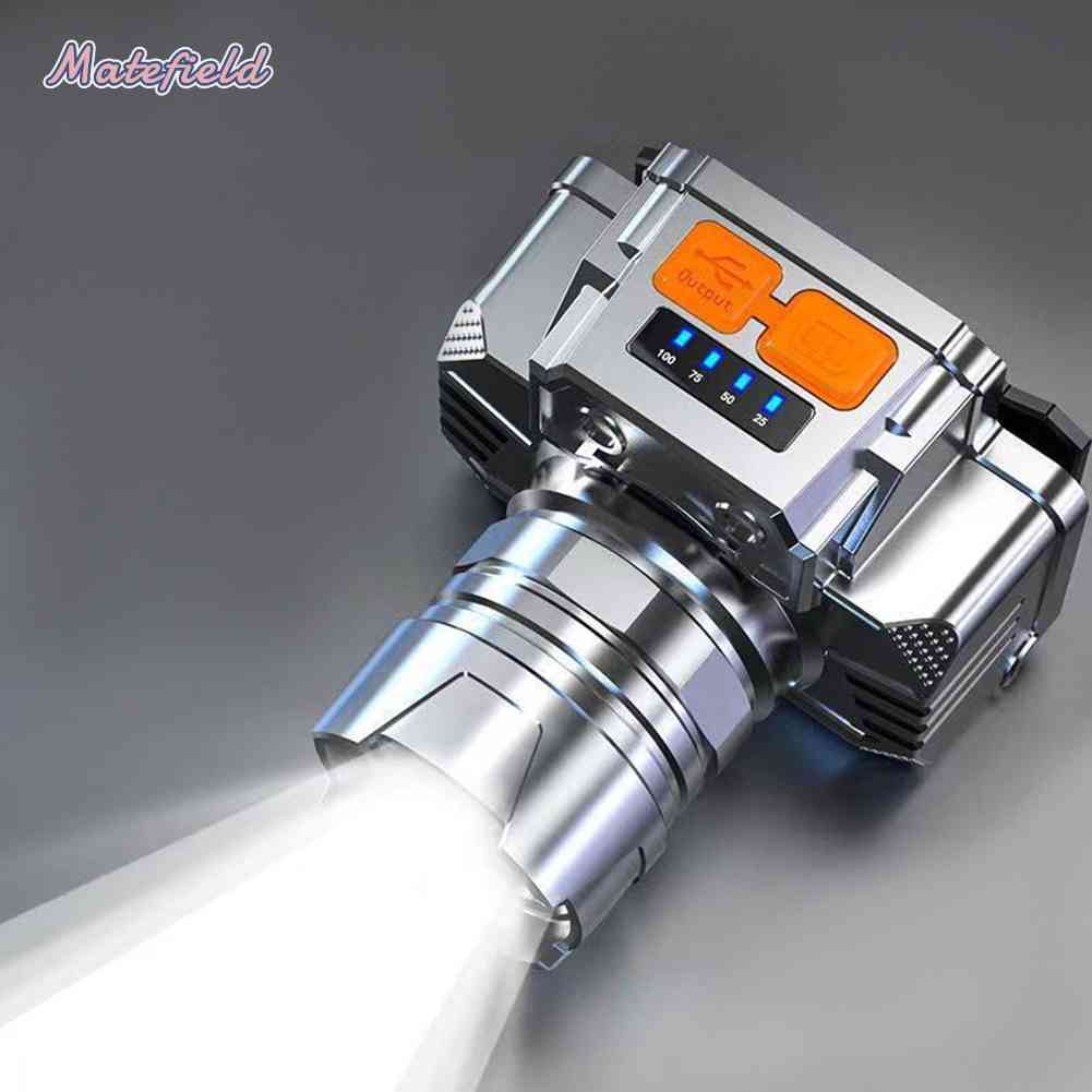 Đèn LED Đeo Trán IPX4 3 Chế Độ Sáng, Chống Thấm Nước
