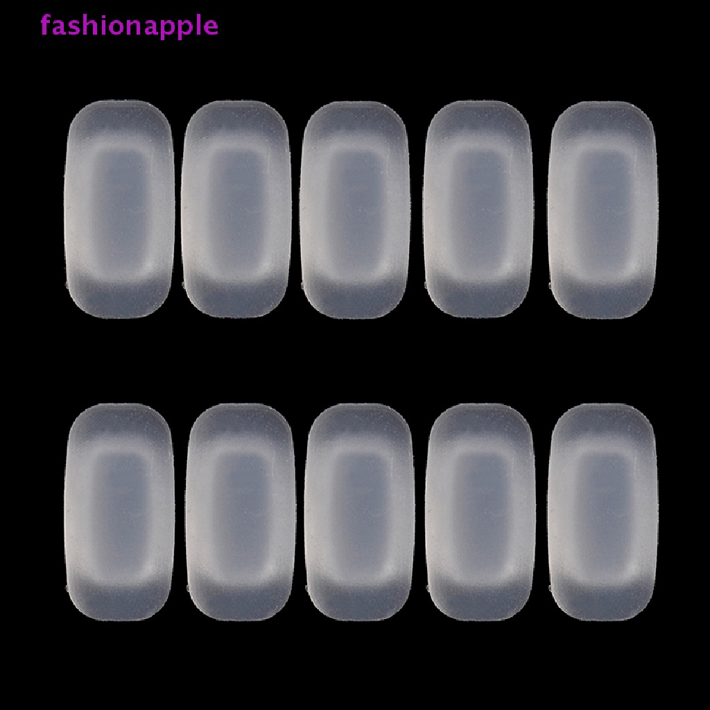 Set 5 Cặp Đệm Mũi Mắt Kính Bằng silicone Mềm Hình Chữ Nhật