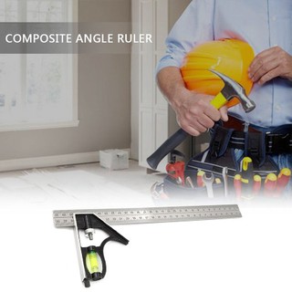 300Mm Adjustable Combination Square Angle Ruler Multifunctional Gauge