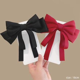Kẹp Tóc Nơ Satin Dễ Phối Đồ