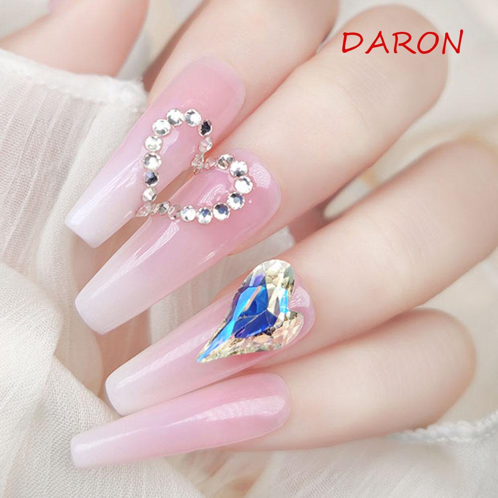 Miếng Dán Trang Trí Móng Tay Nghệ Thuật|Vòng Đeo Tay Nhiều Màu Sắc Thời Trang|Phụ Kiện Trang Trí Móng Tay Hình Trái Tim Xinh Xắn