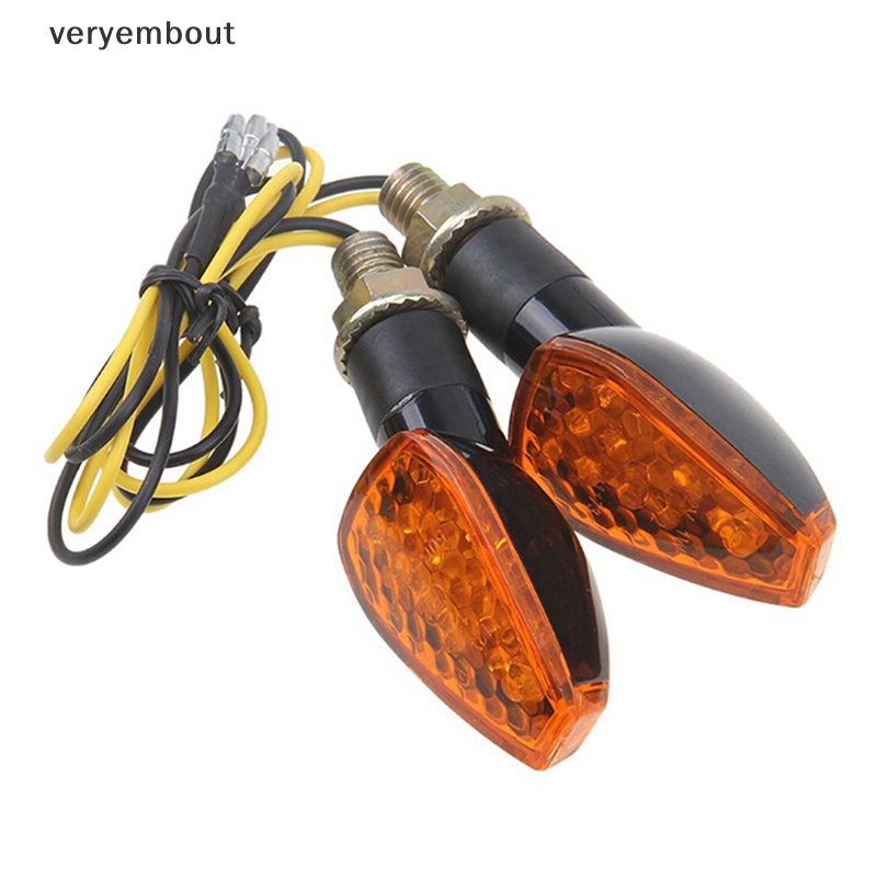 Đèn Xi Nhan 14 Bóng Led 12V Màu Hổ Phách Chuyên Dụng Cho Xe Mô Tô