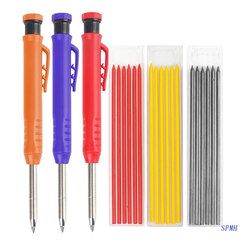Bút Chì Công Trường Siêu Cơ Có Đồ Gọt Cho Thợ Xây Dựng Hạng Nặng Carpenter Woodw