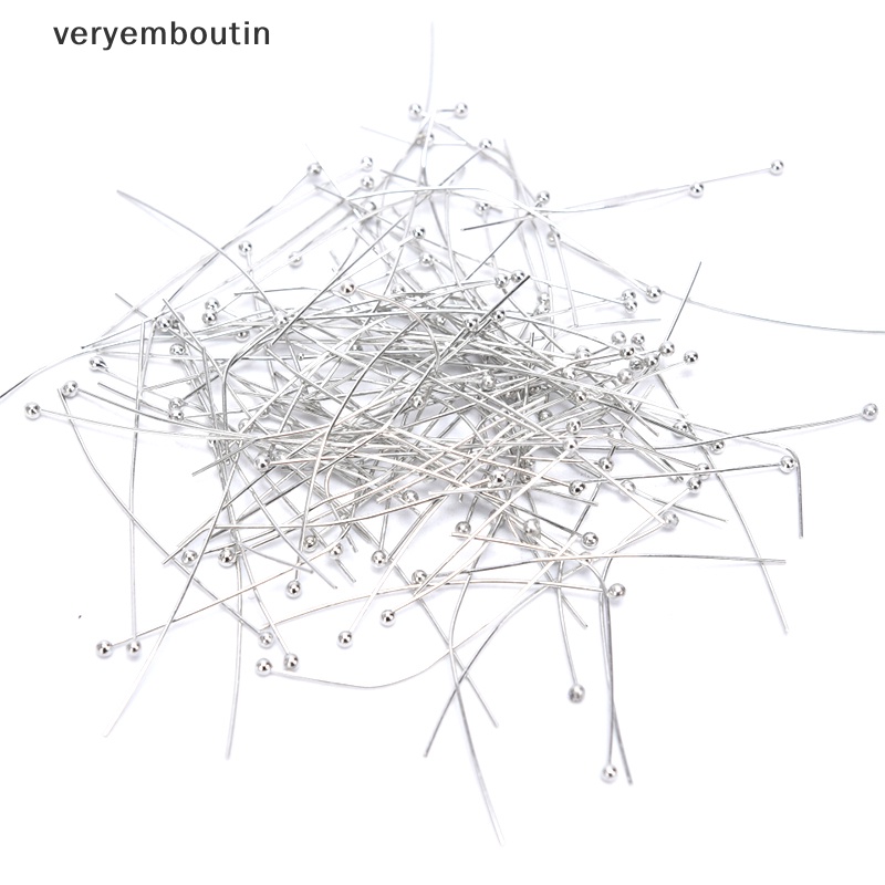 Bộ 200 Ghim Đầu Bi Làm Bông Tai DIY