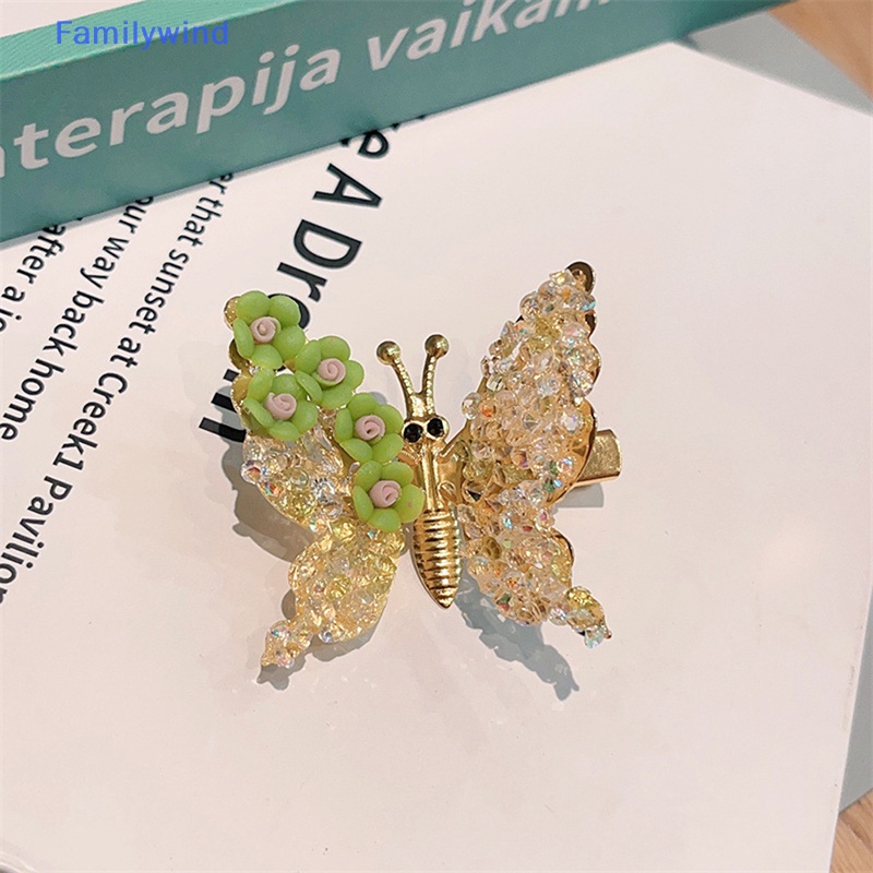 Kẹp Tóc Hình Cánh Bướm Phối Tua Rua Dễ Thương Cho Bé Gái