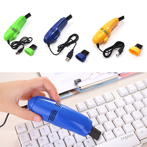 1 Bộ Bàn Chải Hút Bụi Bàn Phím Máy Tính USB Mini