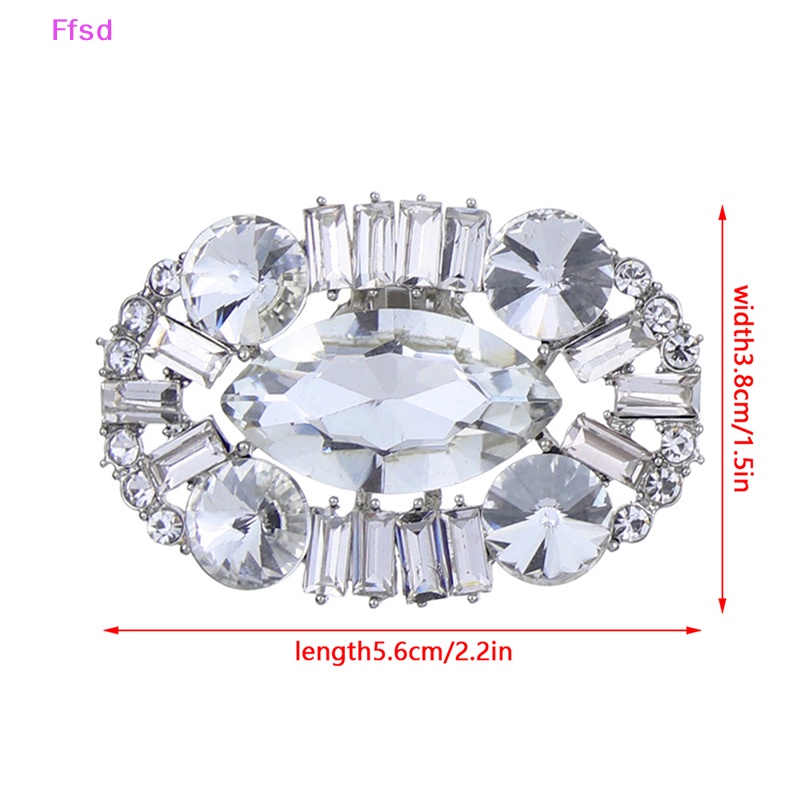 {Ffsd} Kẹp Giày Đính Đá Pha Lê Lấp Lánh Đơn Giản Dành Cho Nữ * Bán Chạy