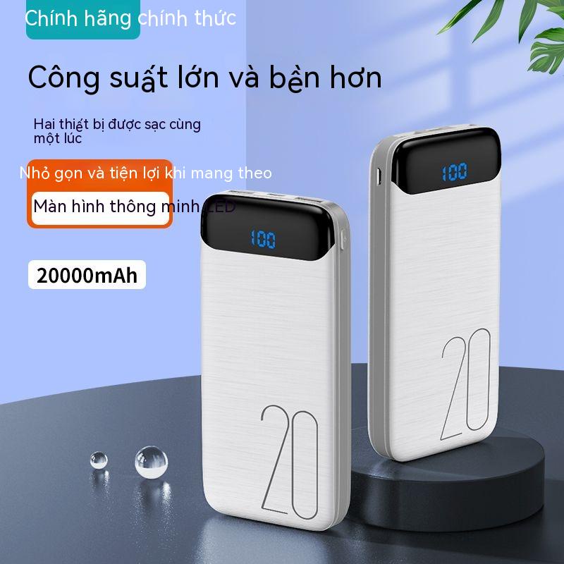 Bộ Sạc Dự Phòng 20000 MAh Bộ Sạc Dự Phòng Dung Lượng Lớn Phù Hợp Với Apple Huawei Android Phổ Thông