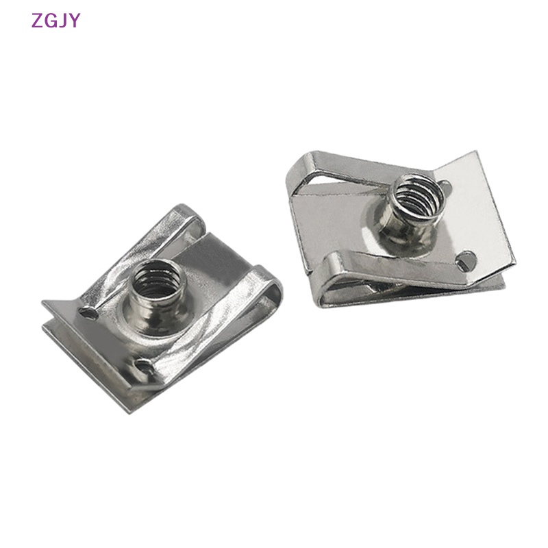 Set 10 Kẹp Chữ U Bằng Thép Không Gỉ M6 M5 M4 M8 8mm 5mm 6mm 4mm Cho Xe Máy / Xe Hơi ATV Mới