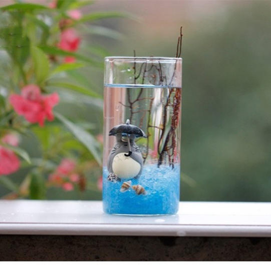 Mô Hình Tiểu Cảnh "Cát Thủy Tinh hạt lớn Túi 500gr Mini" Trang Trí Sen Đá, Sân Vườn/ Chậu Cây, DYI, Terrarium