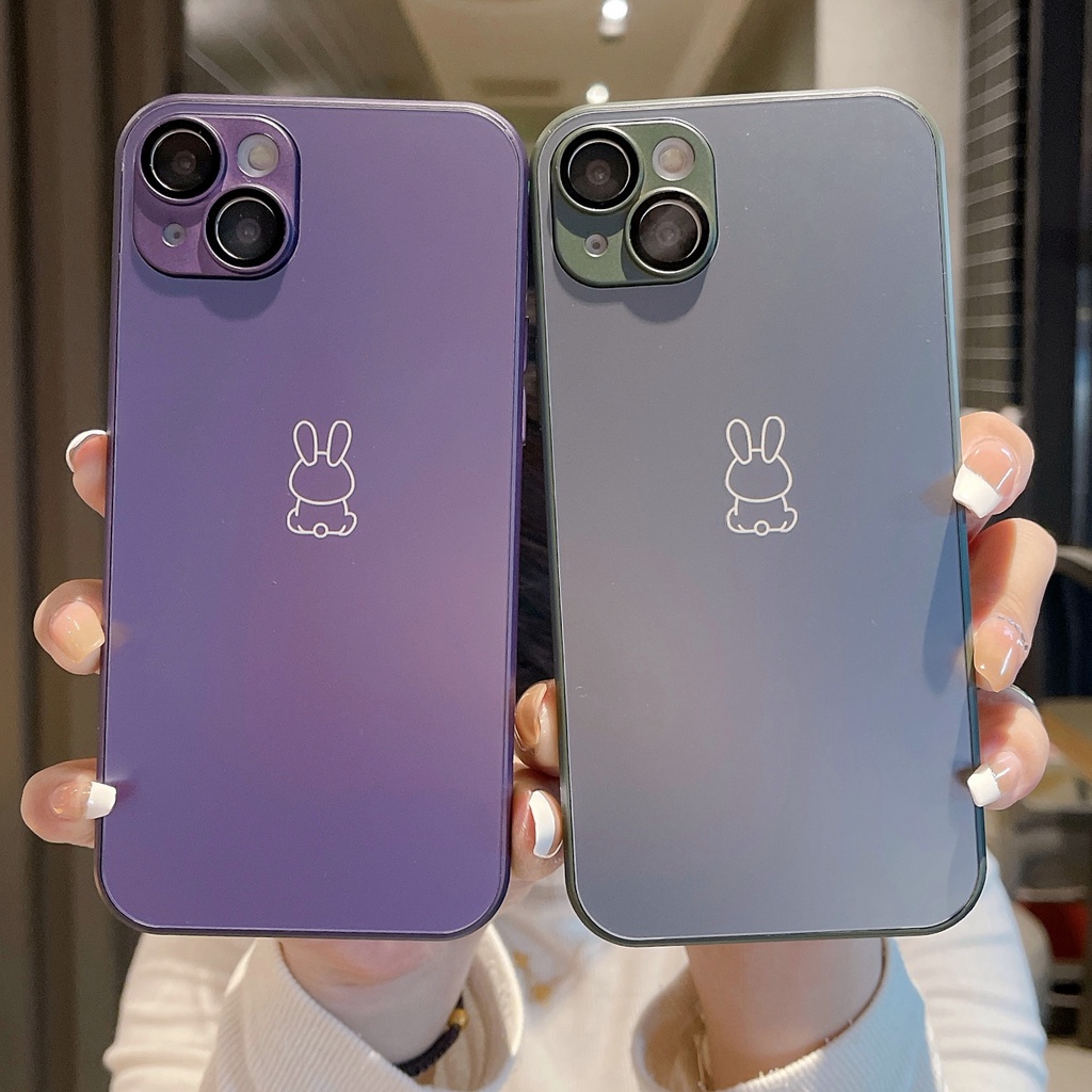 Ốp Điện Thoại Thời Trang Chống Sốc Màu Lạt Cho iPhone 11 12 13 14 PRO MAX XR XS 7 8 Plus