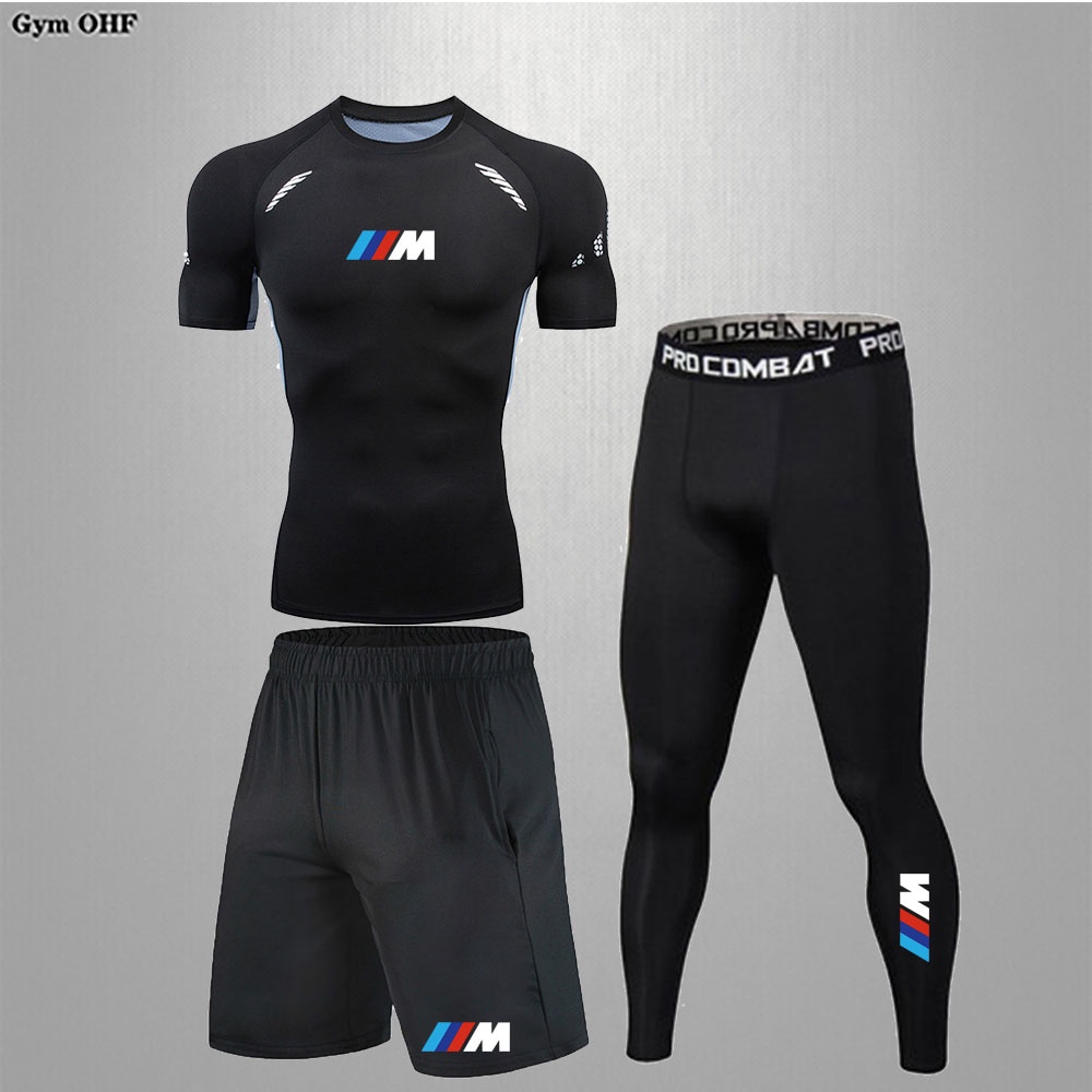 Bộ Quần Áo Bó Sát Tập Thể Thao Cho Nam Rashguard Jiu Jitsu