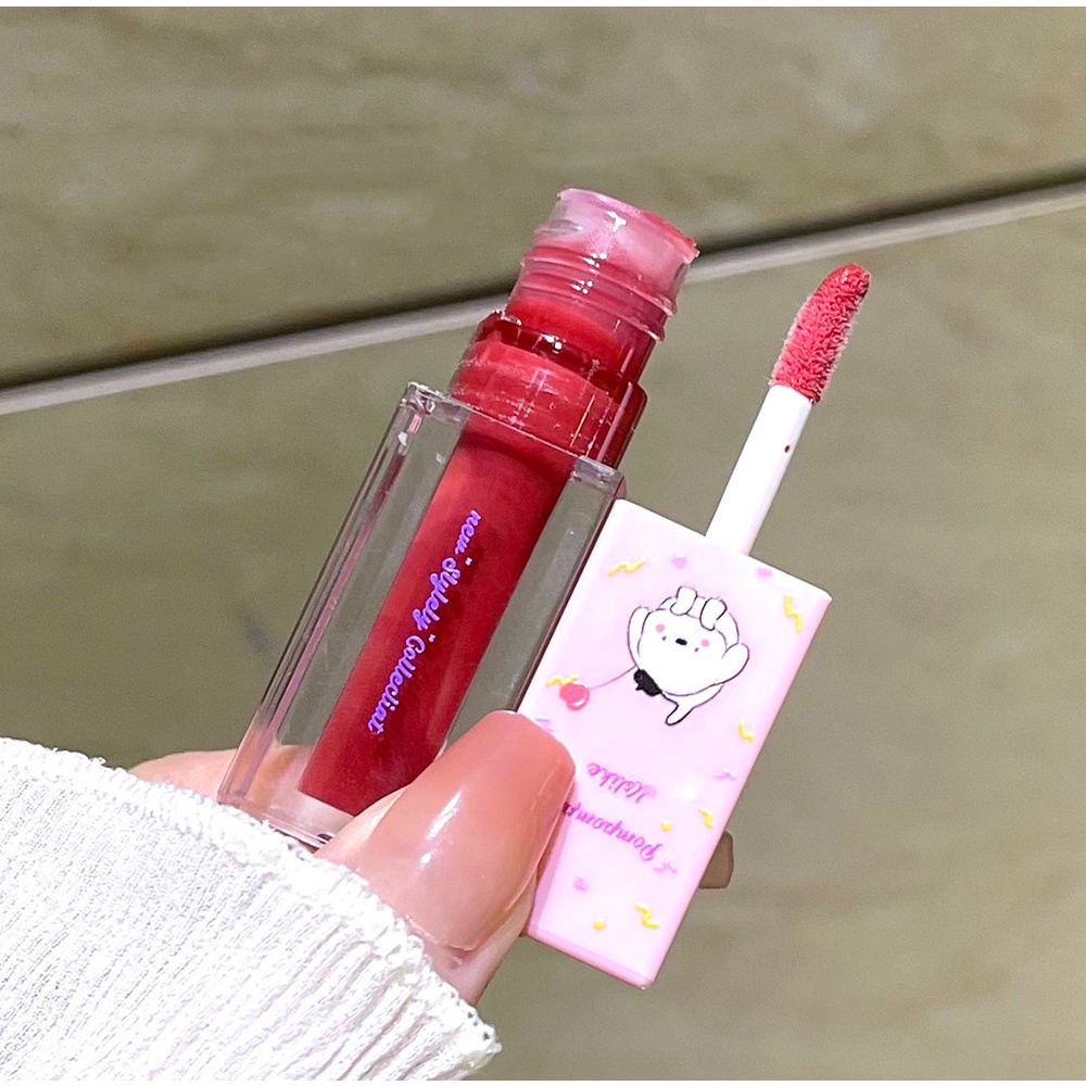 [Lovelin] Son Bóng Dưỡng Môi Hoạt Hình USLIKE Nổi Tiếng Trên web Lâu Trôi Không Dễ Phai Màu Mật Ong Trắng