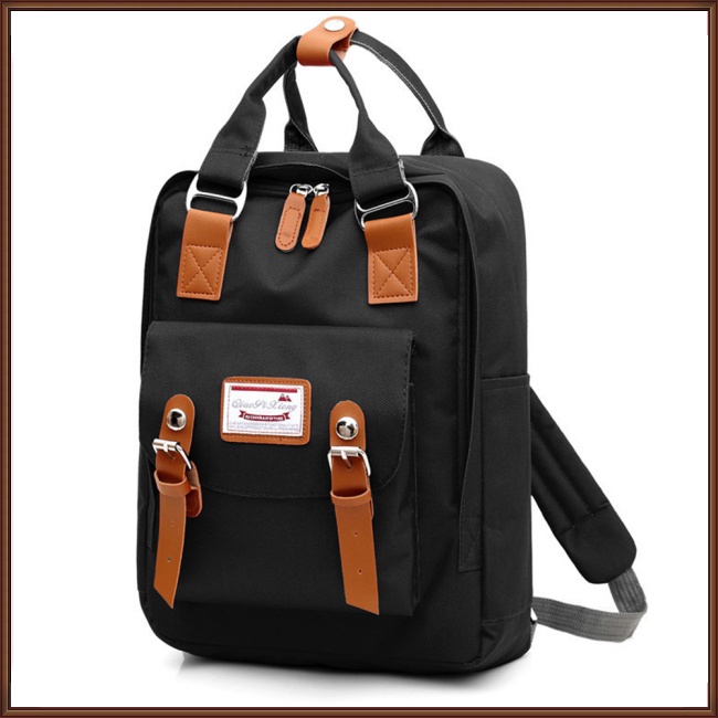 Ba Lô Đeo Vai Có Khóa Kéo Chống Thấm Nước Thời Trang Cho Nam Và Nữ