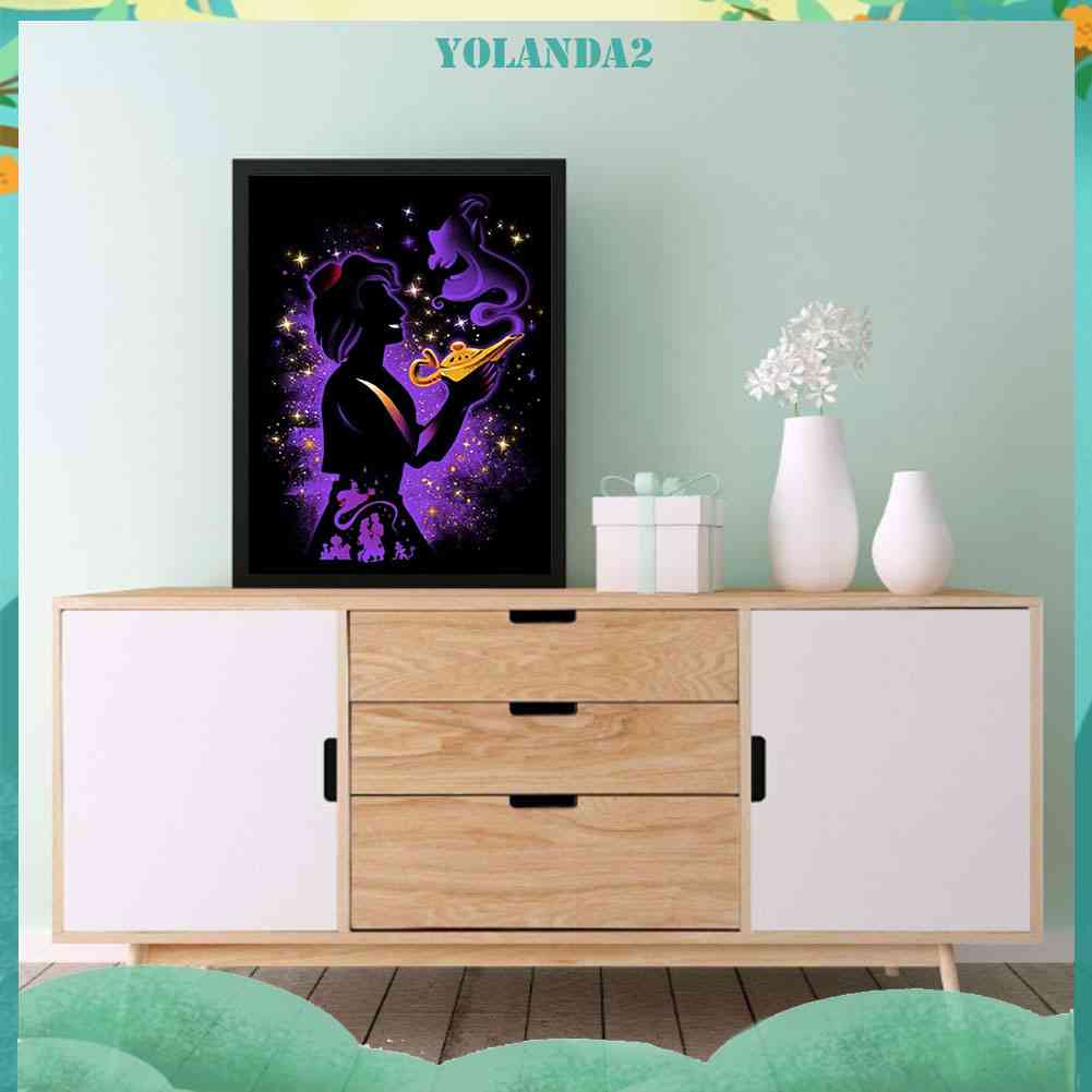 Bộ Tranh Đính Đá 5D Tự Làm Họa Tiết Disney Xinh Xắn