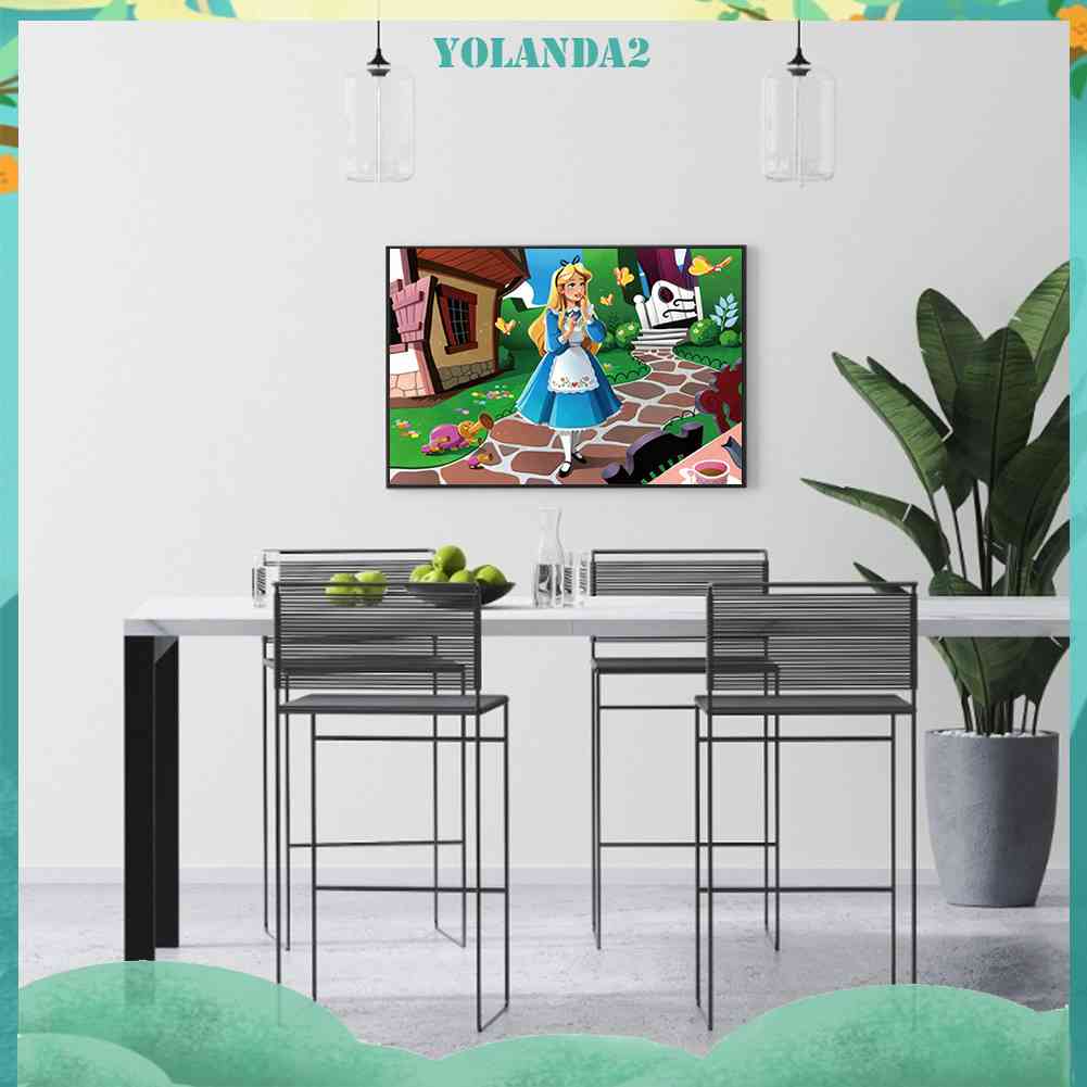 Bộ Tranh Đính Đá 5D Họa Tiết Hoạt Hình Độc Đáo DIY Dùng Trang Trí Nhà Cửa