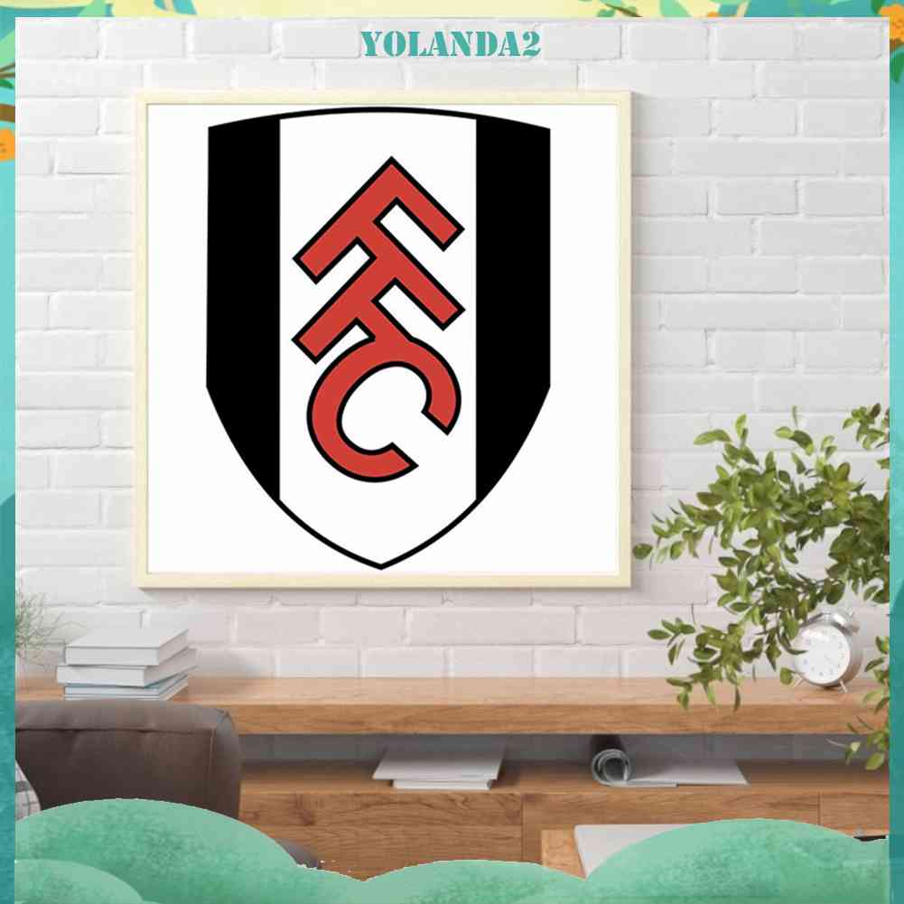 Tranh Đính Đá Kim Cương Toàn Bộ 5D DIY Hình Fulham Fc Bộ Dụng Cụ Trang Trí Nhà Cửa Nghệ Thuật