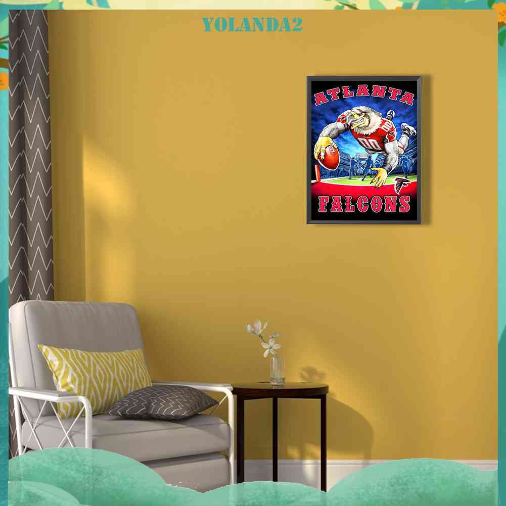 Tranh Đính Đá Kim Cương Toàn Bộ 5D DIY Hình Chim Cánh Cụt Atlanta