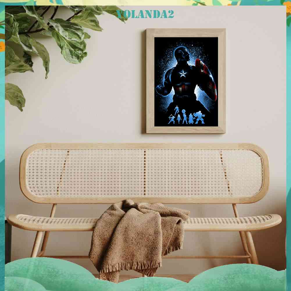 Tranh Đính Đá Kim Cương Toàn Diện Hình Bóng Tròn Kiểu Mỹ