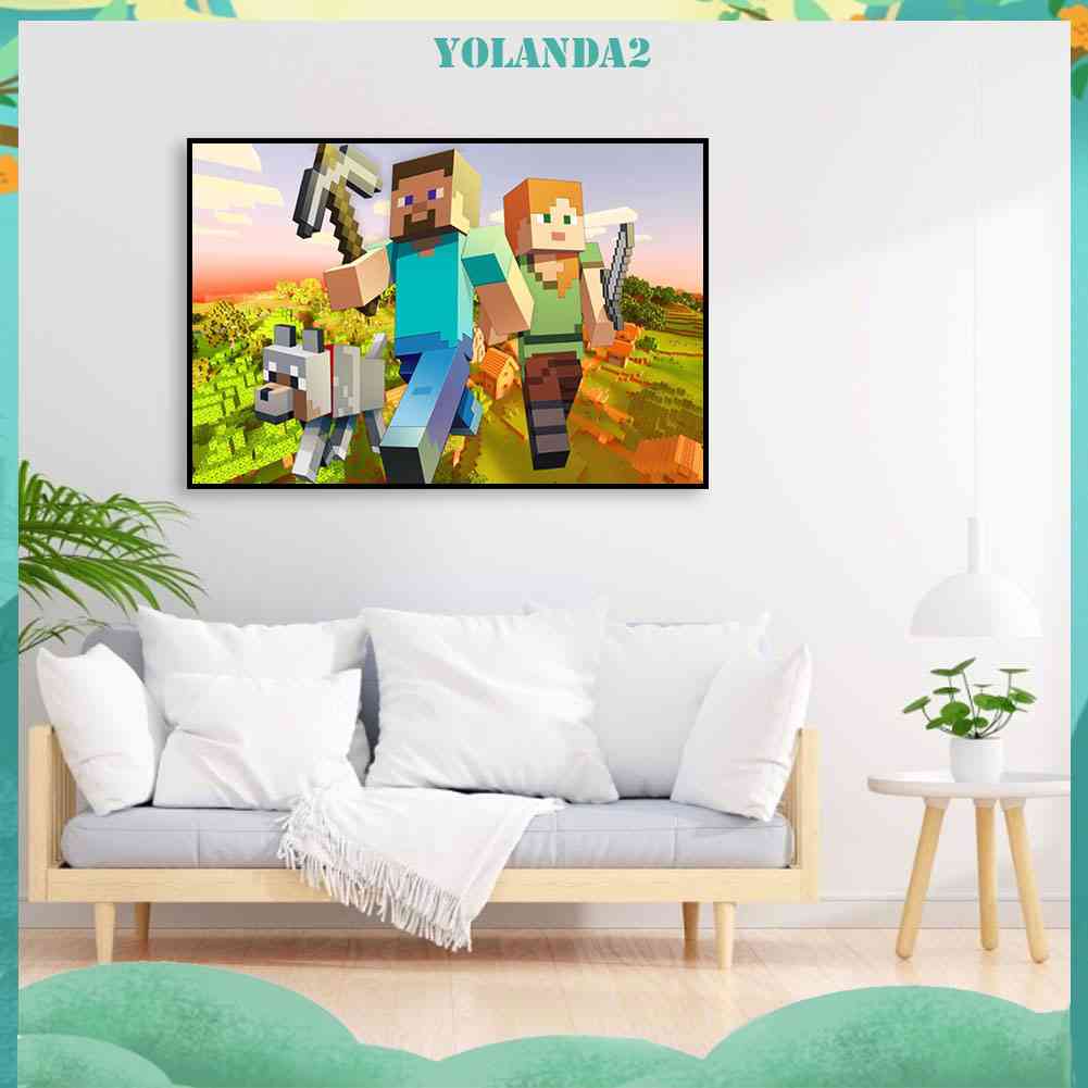 Bộ Tranh Đính Đá 5D Toàn Diện Họa Tiết Máy Tính Độc Đáo DIY