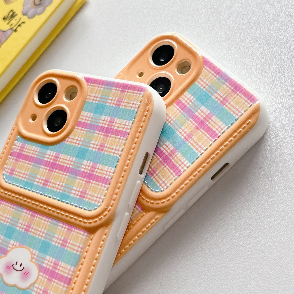 Ốp Điện Thoại TPU Dẻo Họa Tiết Hoạt Hình Đám Mây Dễ Thương Chống Rơi Cho iPhone11 12 13 14 Pro Max