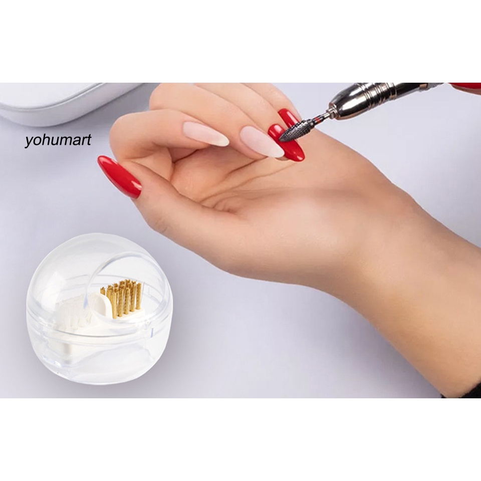 Cọ Cứng Đầu Mềm Trọng Lượng Nhẹ Dùng Để Vệ Sinh Đầu Mài Móng Tay