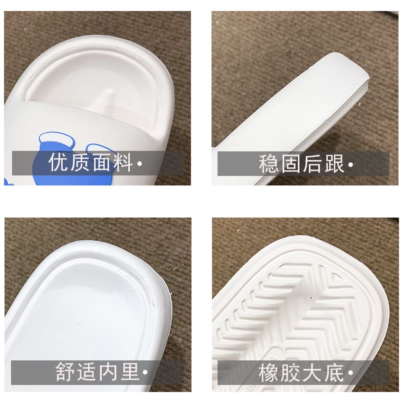 Dép Đi Trong Nhà Đế Dày Chống Trượt in Hình Doraemon Hoạt Hình Dễ Thương Thời Trang Mùa Hè Cho Nữ