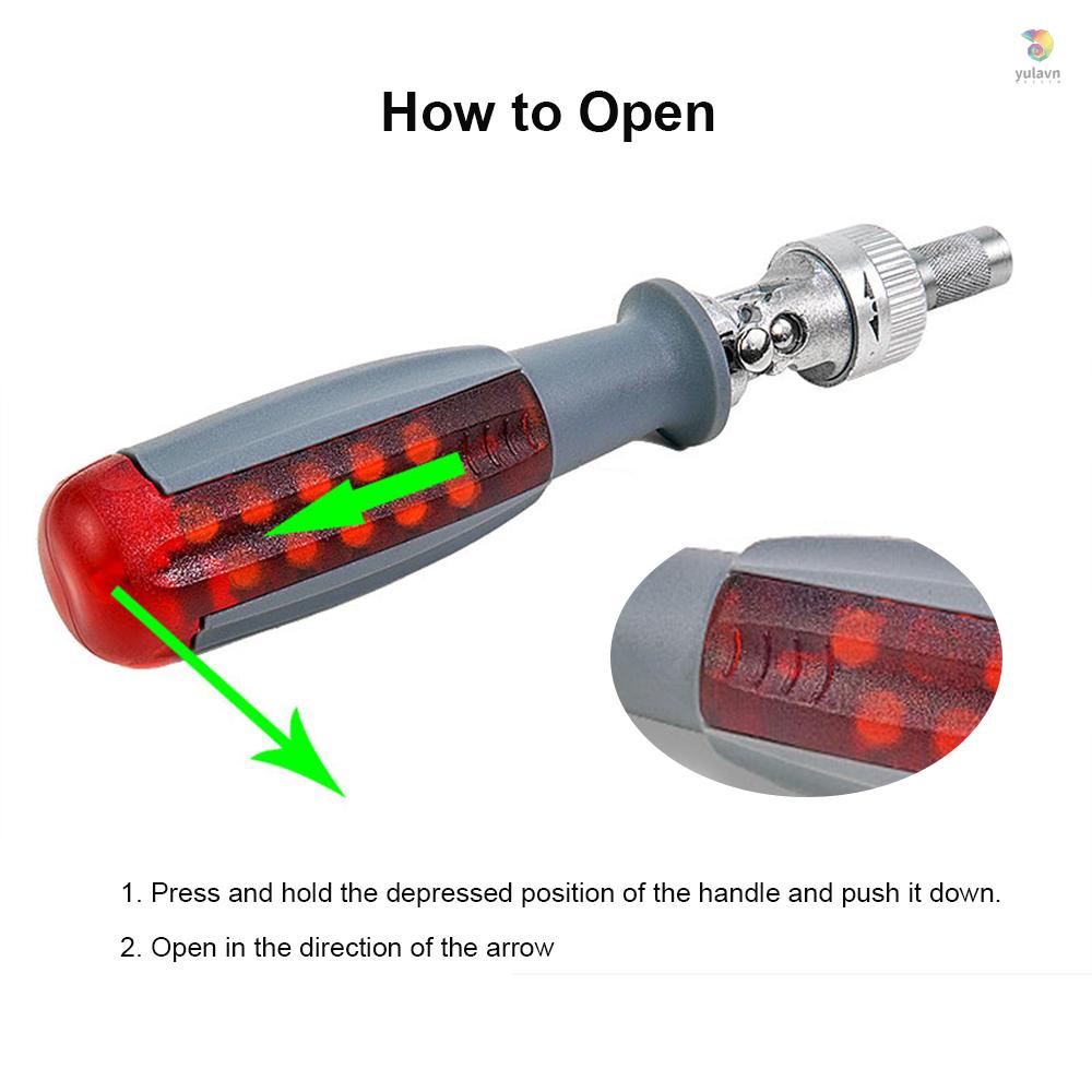 Bộ Tua Vít Hai Chiều 10 Bits yala 10 1080 Độ Chuyên Dụng Chất Lượng Cao° Đai Ốc 3.3.5Mm Bằng Hợp Kim Chuyên Dụng Chất Lượng Cao