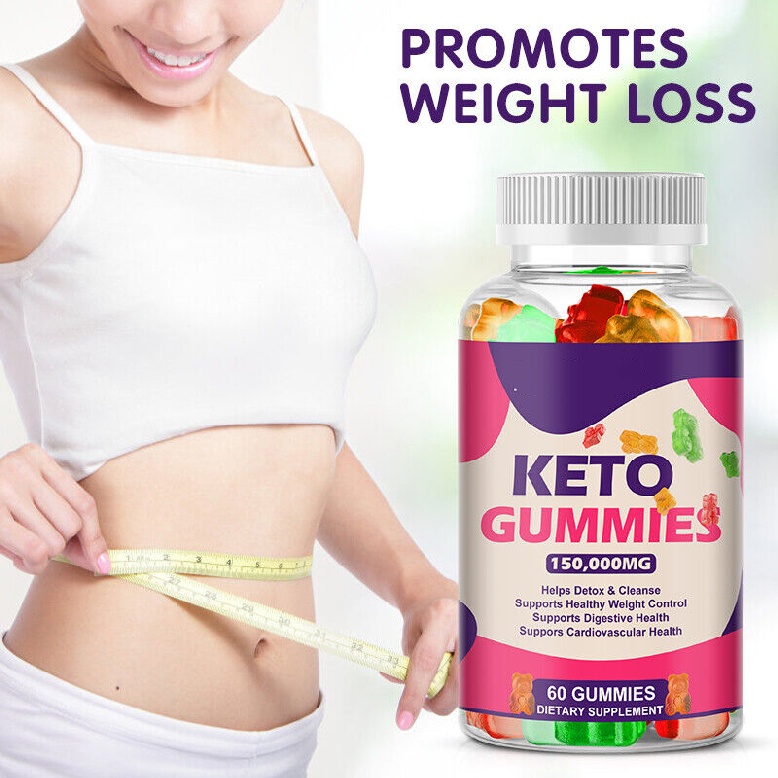 Keto Gummies 60 Ketone Advanced Weight Loss Fat Burner Unisex Dietary Supplement