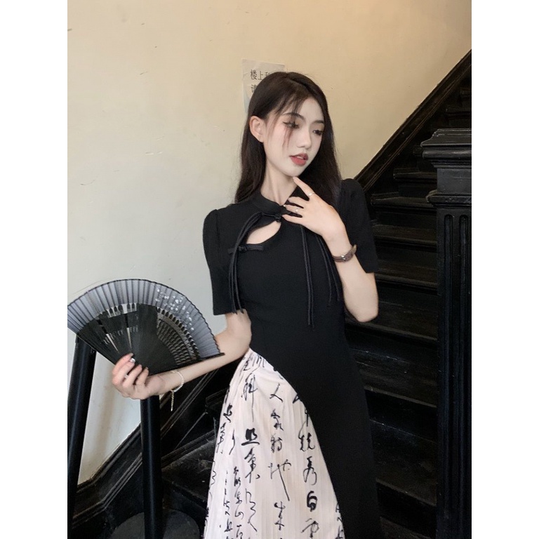 Áo Thun Ngắn Tay Phong Cách Trung Hoa Thời Trang Mùa Hè 2023 Cho Nữ 2022