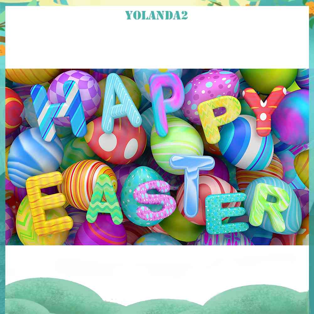 Tranh Đính Đá Kim Cương Toàn Bộ 5D DIY Hình Trứng Phục Sinh