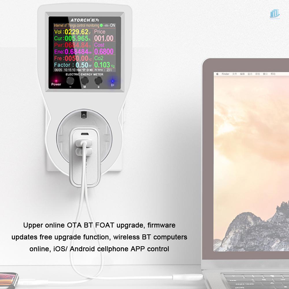 Đồng Hồ Đo Dòng Điện Đa Năng 2.4 inch LCD (s2mwvn) Phiên Bản BT