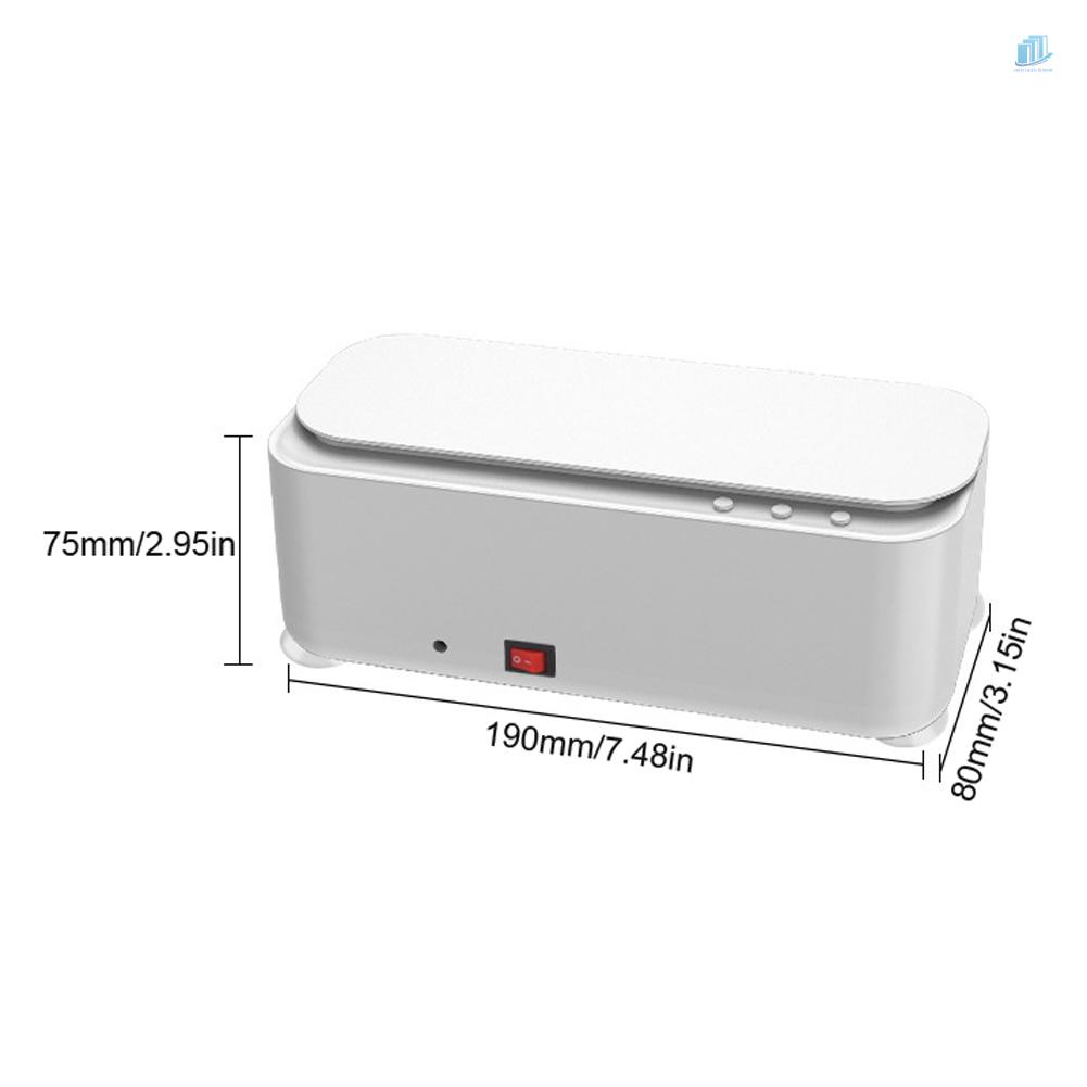 Máy Làm Sạch Mắt Kính / Trang Sức Điện Tử 5W USB 45kHz Chất Lượng Cao