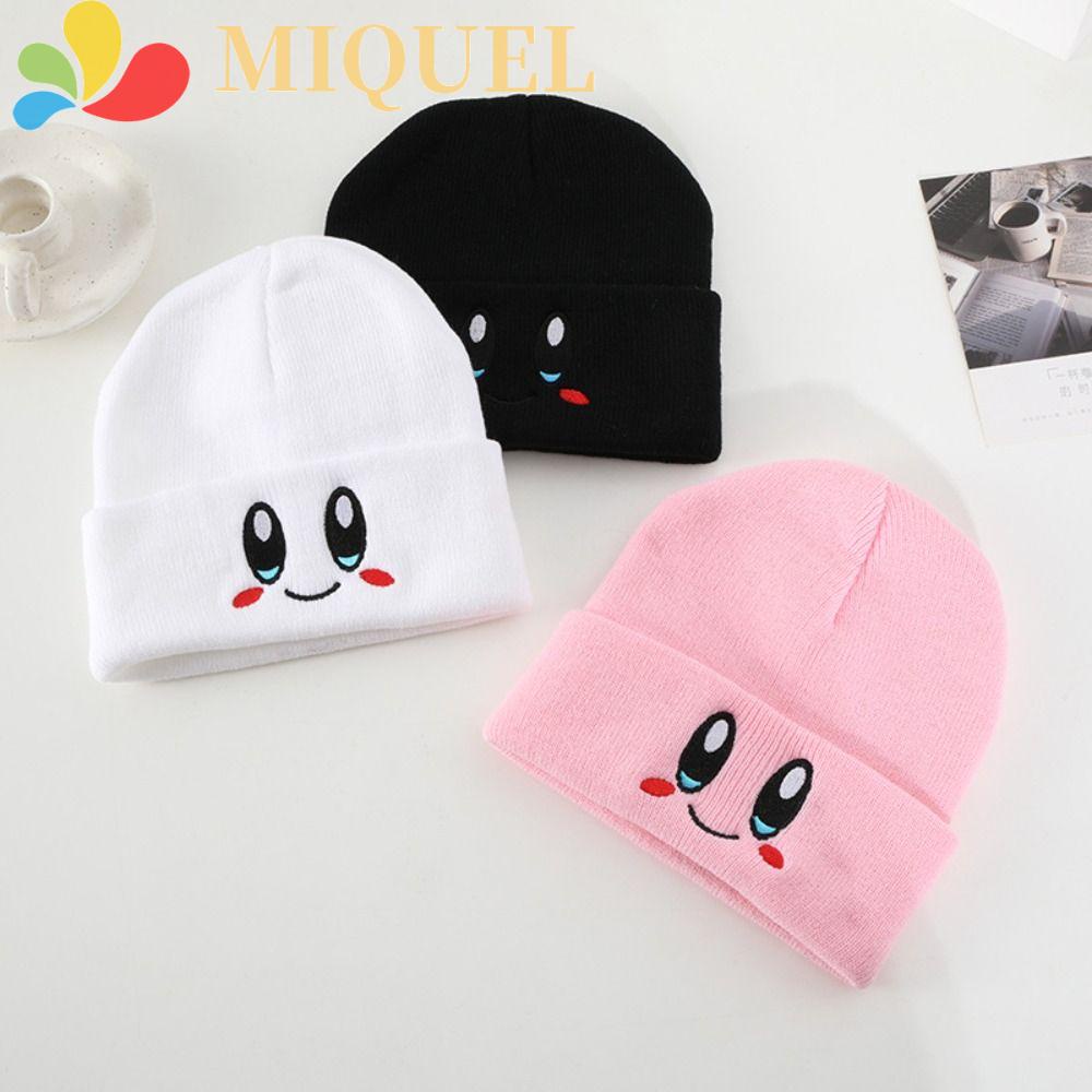 Mũ Beanie Dệt Kim Họa Tiết Mặt Cười Vui Nhộn Thời Trang Mùa Đông Cho Nam Và Nữ