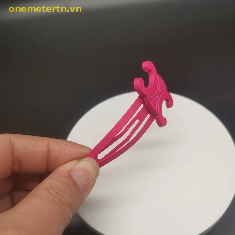 Kẹp Tóc 8cm Màu Vàng Bằng Kim Loại Phong Cách Hàn Quốc Cho Nữ