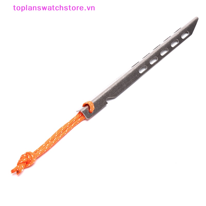 Cọc Dựng Lều Bằng Titan Hình Chữ V Tiện Dụng Mang Theo Du Lịch Cắm Trại