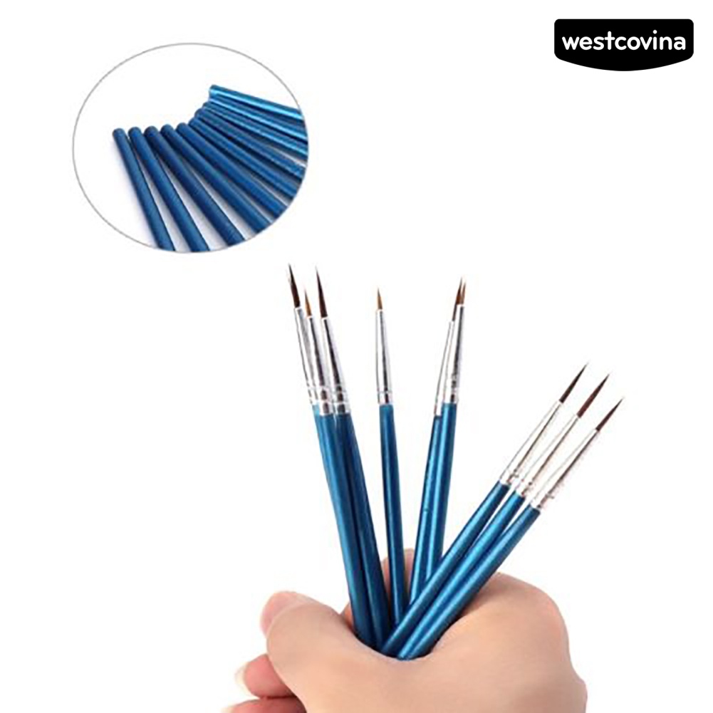 [COD]♪Set 10 Cọ Vẽ Màu Nước Chuyên Nghiệp