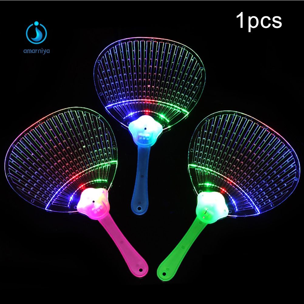 Quạt Đồ Chơi Cầm Tay Hình Ong Và Bướm Có Đèn LED Dễ Thương