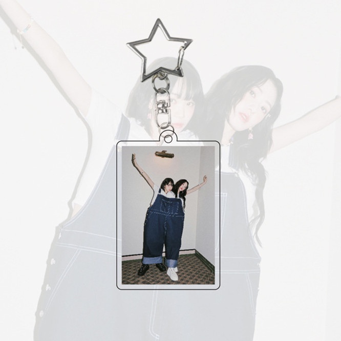 1 Móc Chìa Khóa Acrylic In Chữ Lesserafim KAZUHA SAKURA Enchae CHAEWON YUNJIN Dễ Thương