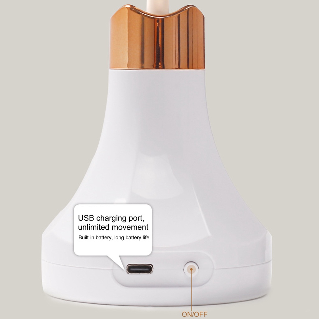 1 Bộ Đèn LED Làm Móng Bằng Nhựa Không Chói Quay 360 Độ Có Thể Sạc Lại