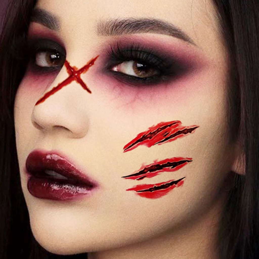 Set 10 Hình Xăm Dán PVC Hiệu Ứng Ánh Kim Độc Đáo DIY