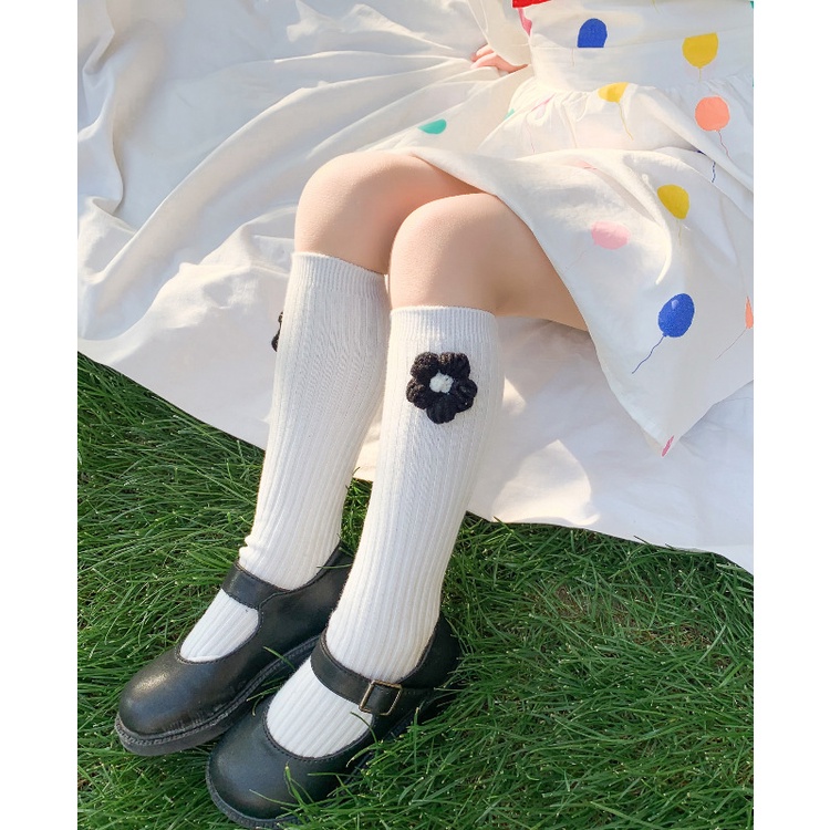 Vớ Đính Nơ Họa Tiết Hoa Phong Cách Hàn Quốc Thời Trang Mùa Hè Xinh Xắn Cho Bé Gái